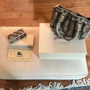 Burberry Purse + Wallet w/ original boxes (not sold separately)